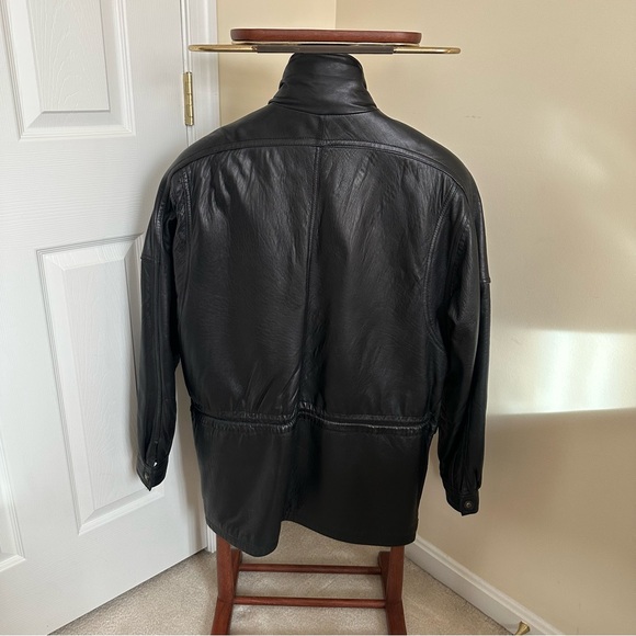 Vintage Peter Millar Crown Sport Leather Jacket Size 40 - Picture 3 of 12